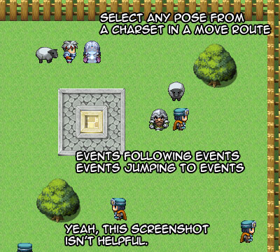 Move Route Extras | Galv's RPG Maker Scripts & Plugins
